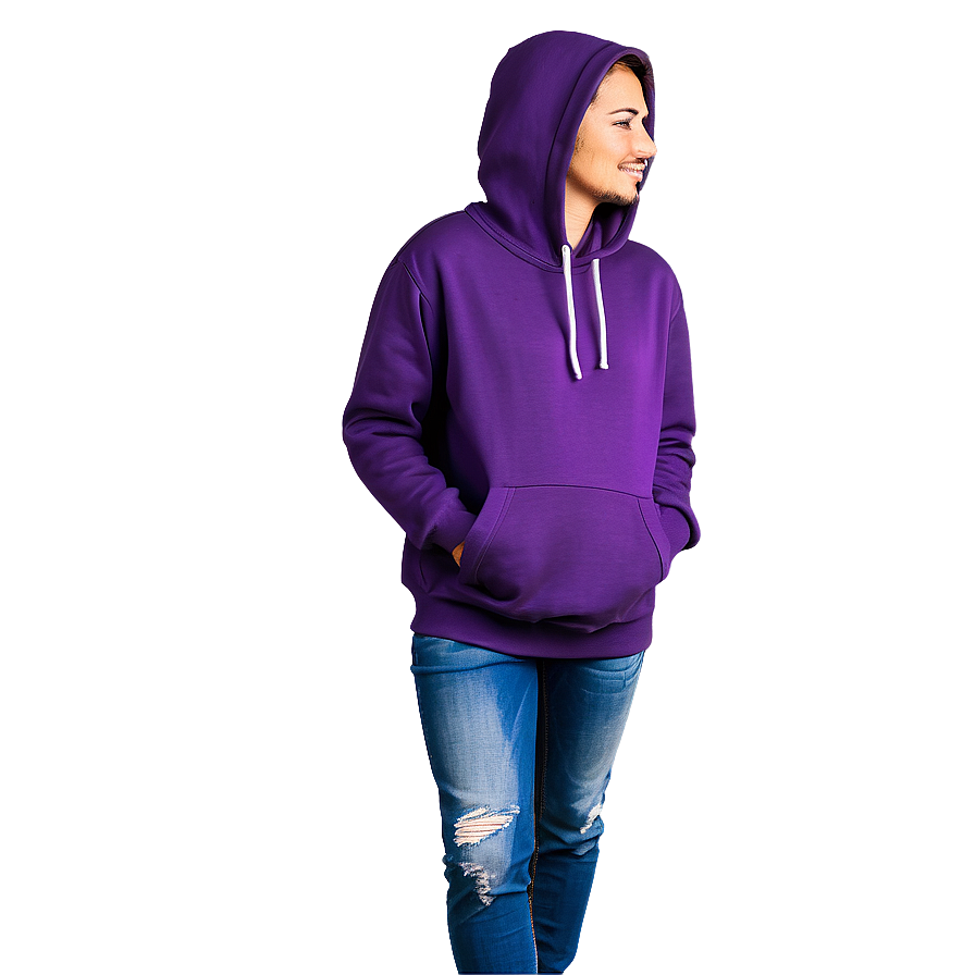 Fashionable Purple Hoodie Image Png Amo