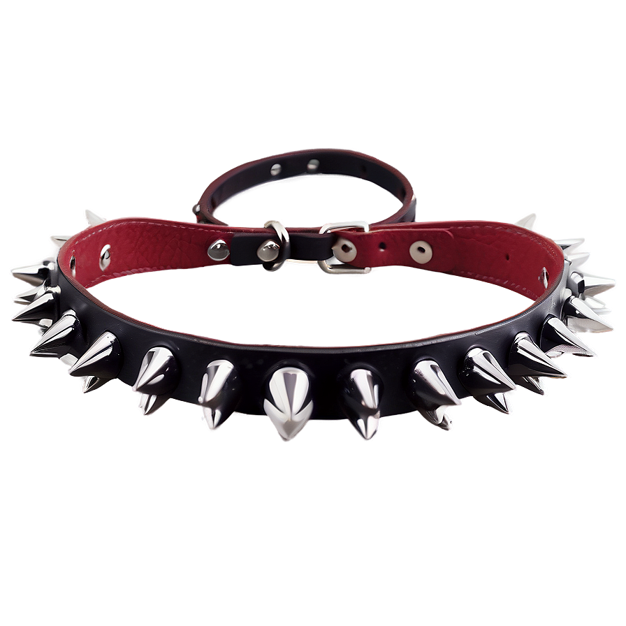 Fashionable Spiked Choker Trends Png 81