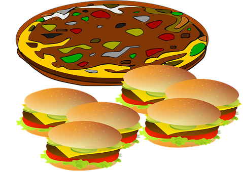 Fast Food Feast Illustration