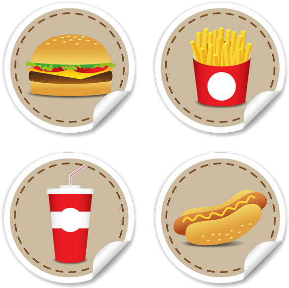 Fast Food Icons Set