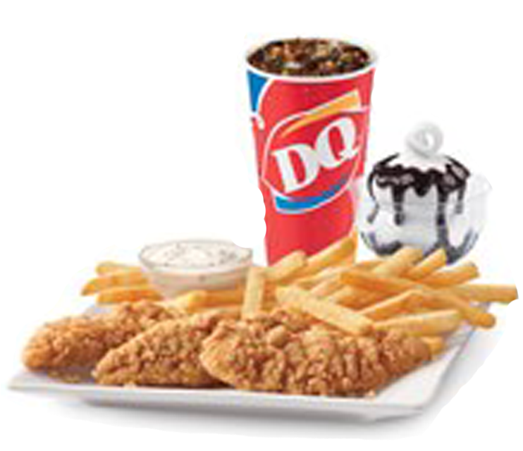 Fast Food Meal D Q Combo