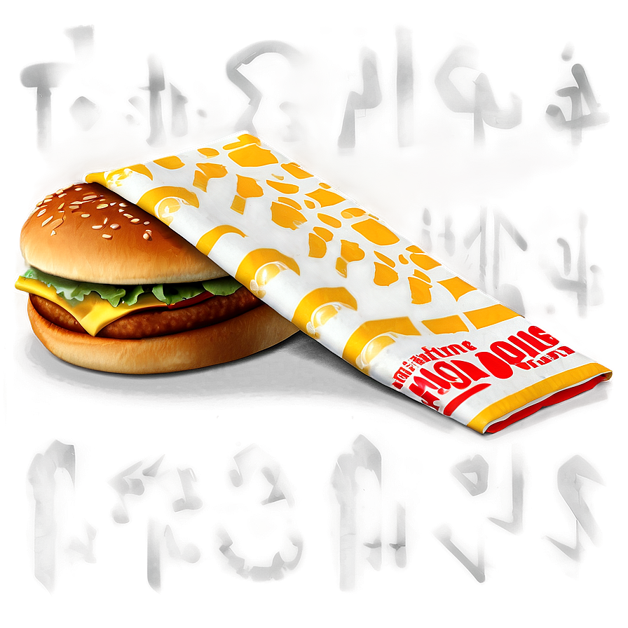 Fast Food Restaurant Napkin Png 4