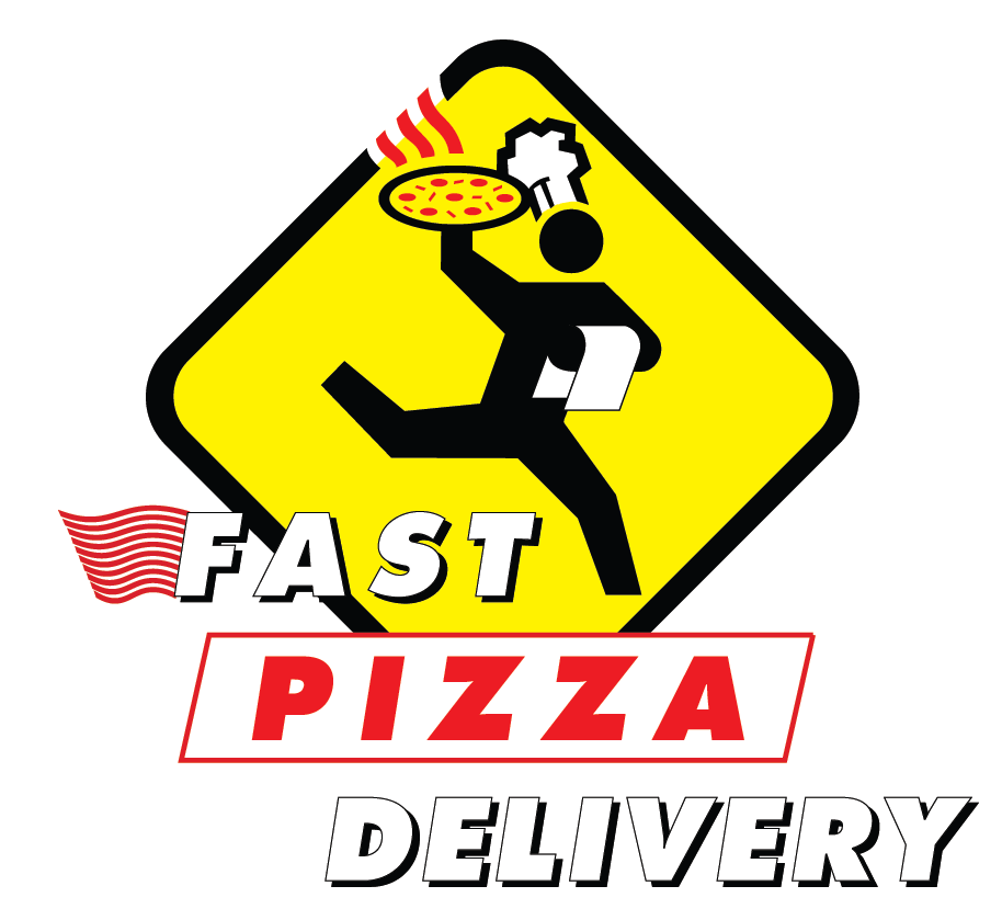 Fast Pizza Delivery Sign