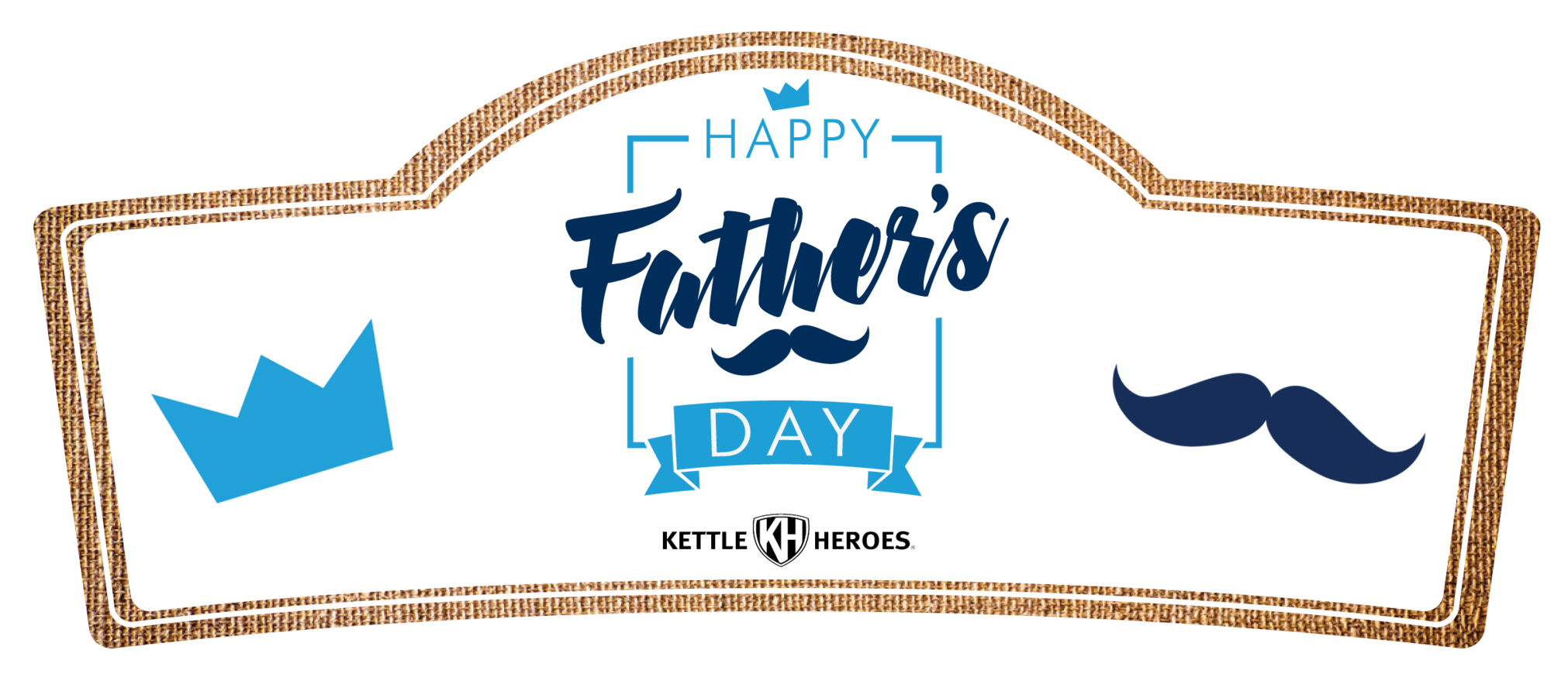 Fathers Day Celebration Banner PNG with transparent background