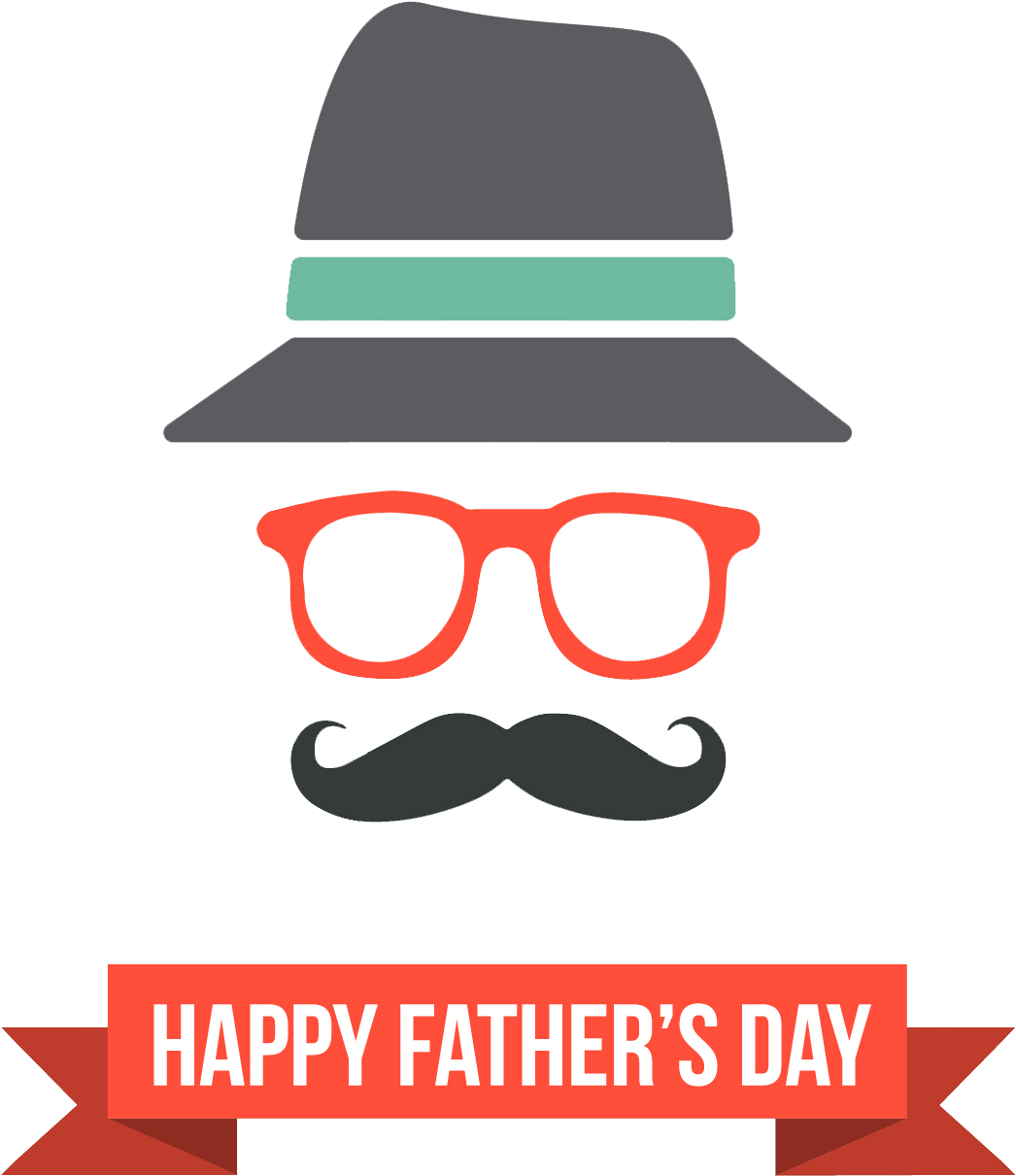 Fathers Day Png Free Photo - Transparent Happy Fathers Day Banner, Png Download PNG with transparent background