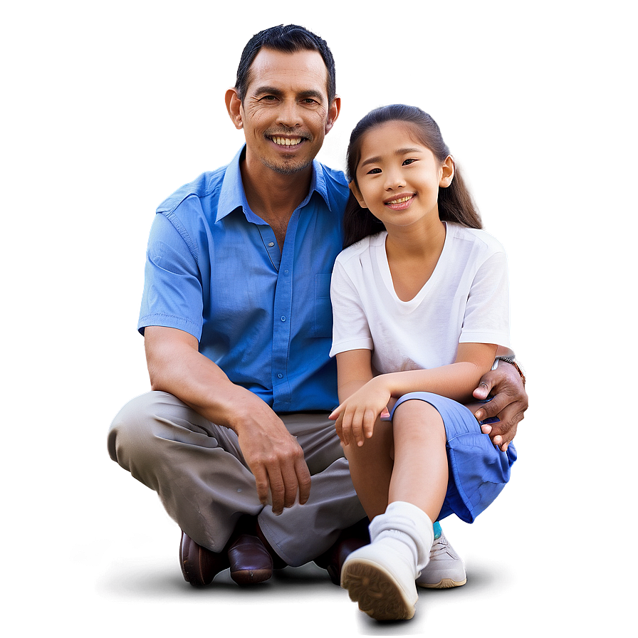 Fathers Day Family Photo PNG xgc PNG with transparent background