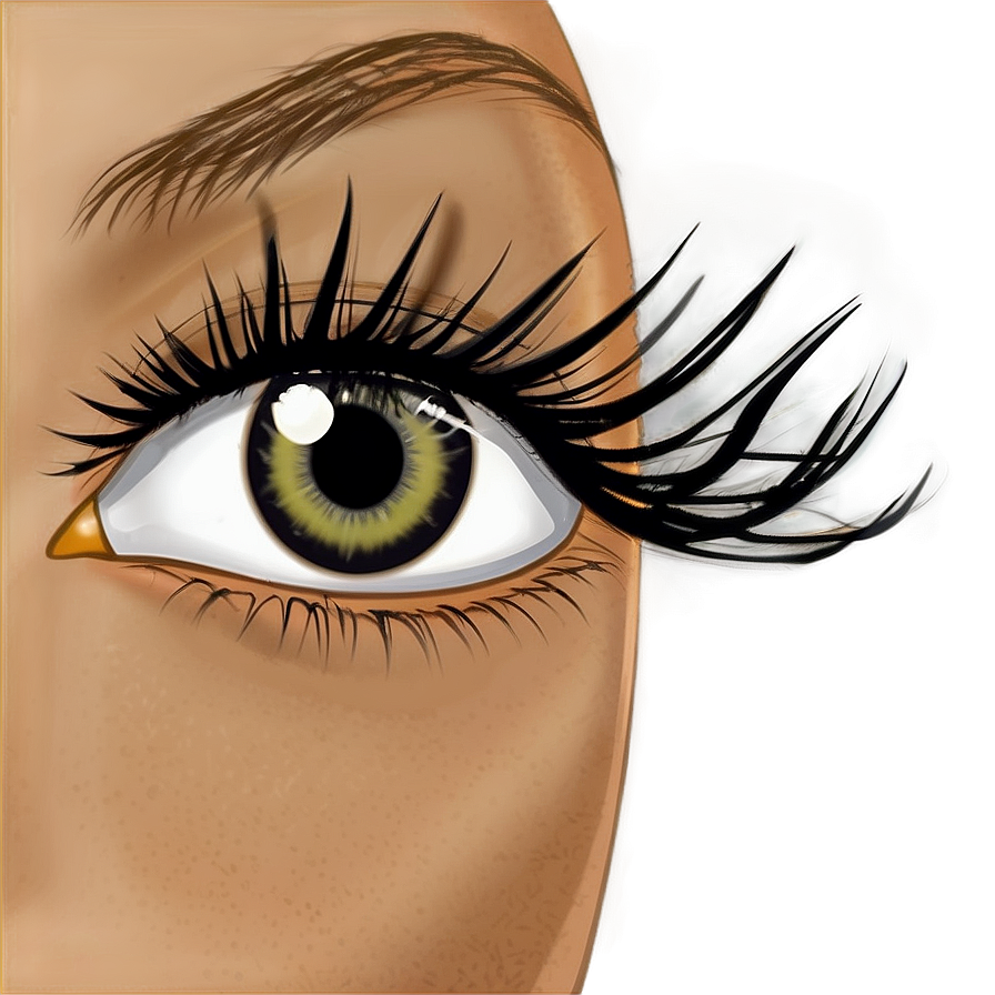 Faux Mink Eyelashes PNG 05042024 PNG image with a transparent background, free high-resolution download