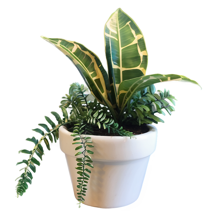 Faux Plant Centerpiece Png 06282024