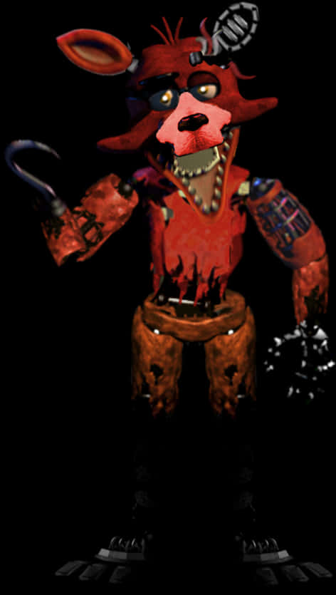 Fazbear Entertainment Files - Withered Foxy Fnaf 1, HD Png Download PNG with transparent background