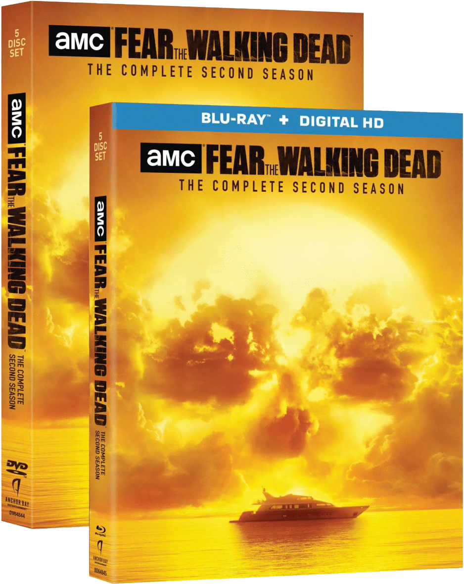 Fear The Walking Dead Season 2 Blu Ray, HD Png Download PNG with transparent background