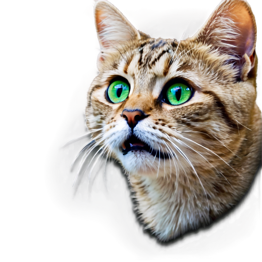 Fearful Cat Meme Png Pic