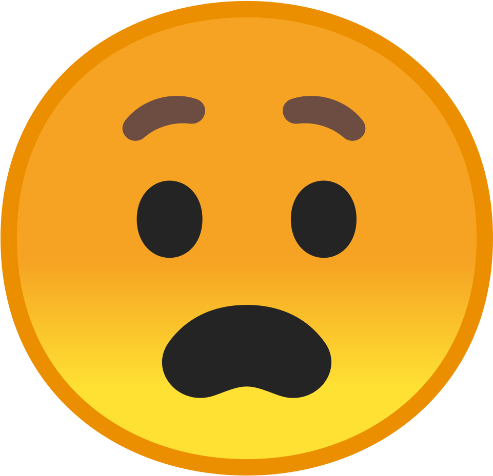 Anguished Face Icon - Anguished Emoji, HD Png Download PNG with transparent background