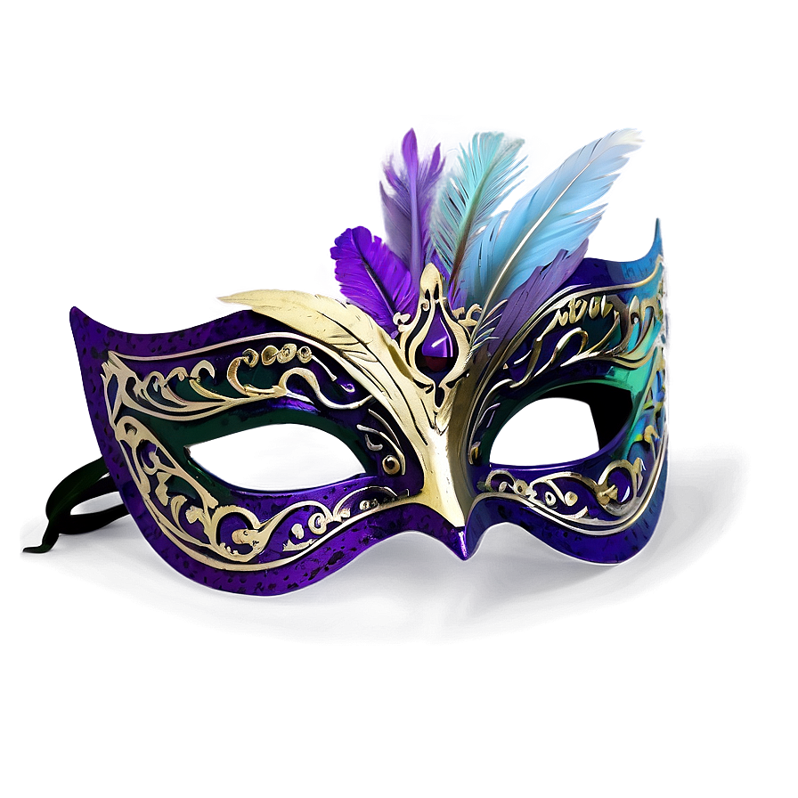 Feather Masquerade Mask Png 66