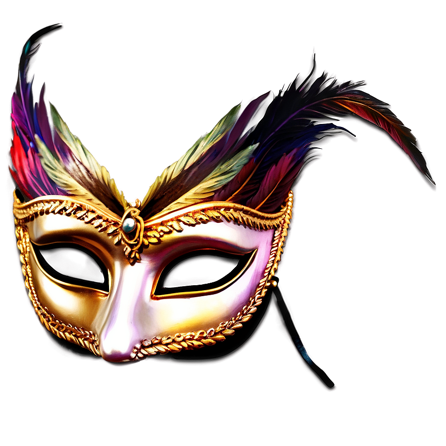 Feather Masquerade Mask Png 96