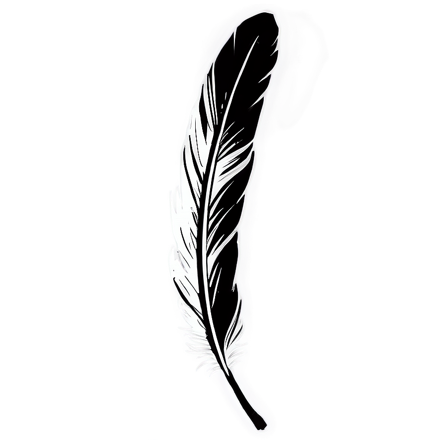 Feather Neck Tattoo Presentations Png 39