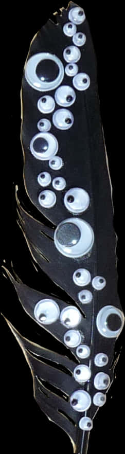 Acrylic And Googly Eyes On Feather - Tool PNG image with a transparent background, free high-resolution download