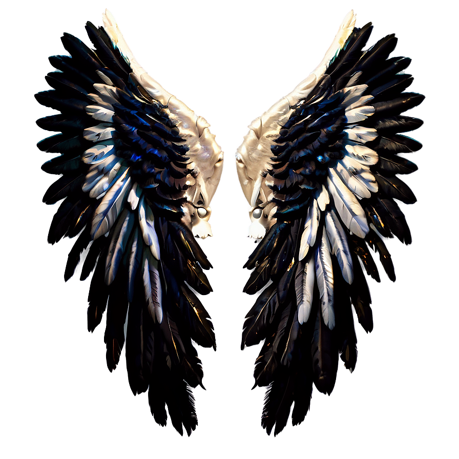 Feathered Angel Wings Picture PNG 05042024 PNG with transparent background
