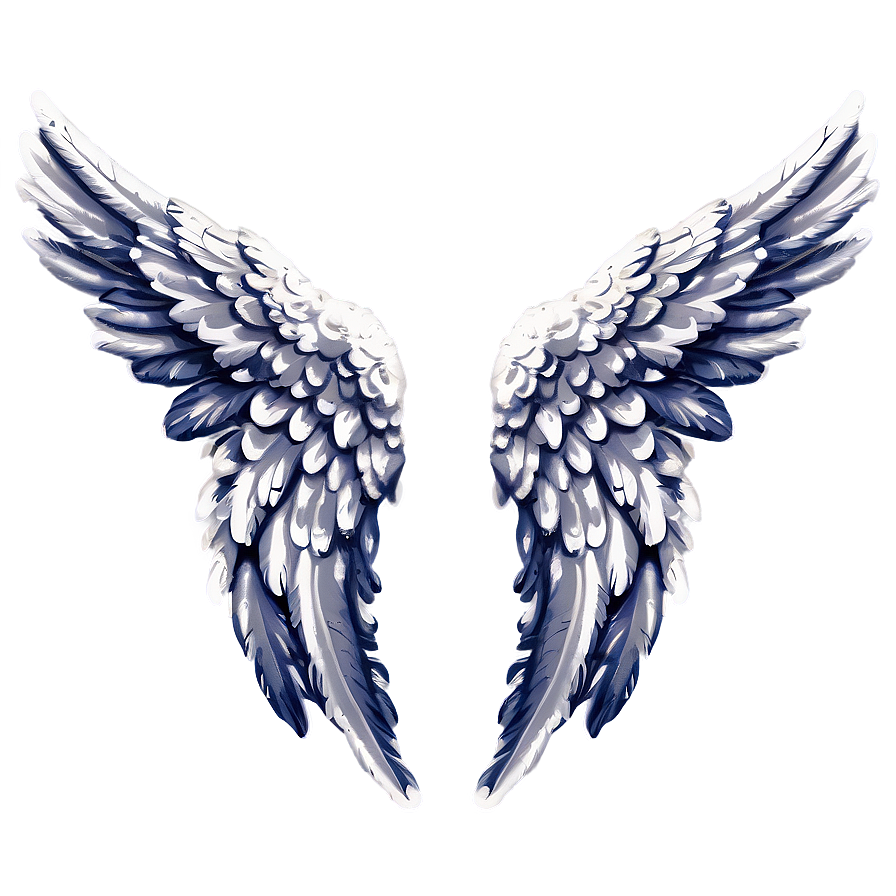 Feathered Angel Wings Picture PNG 66 PNG with transparent background