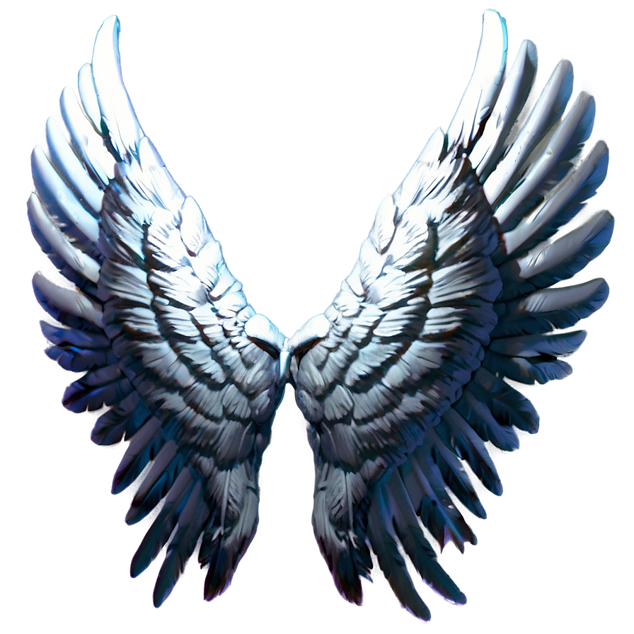 Feathered Angel Wings Picture Png Amp