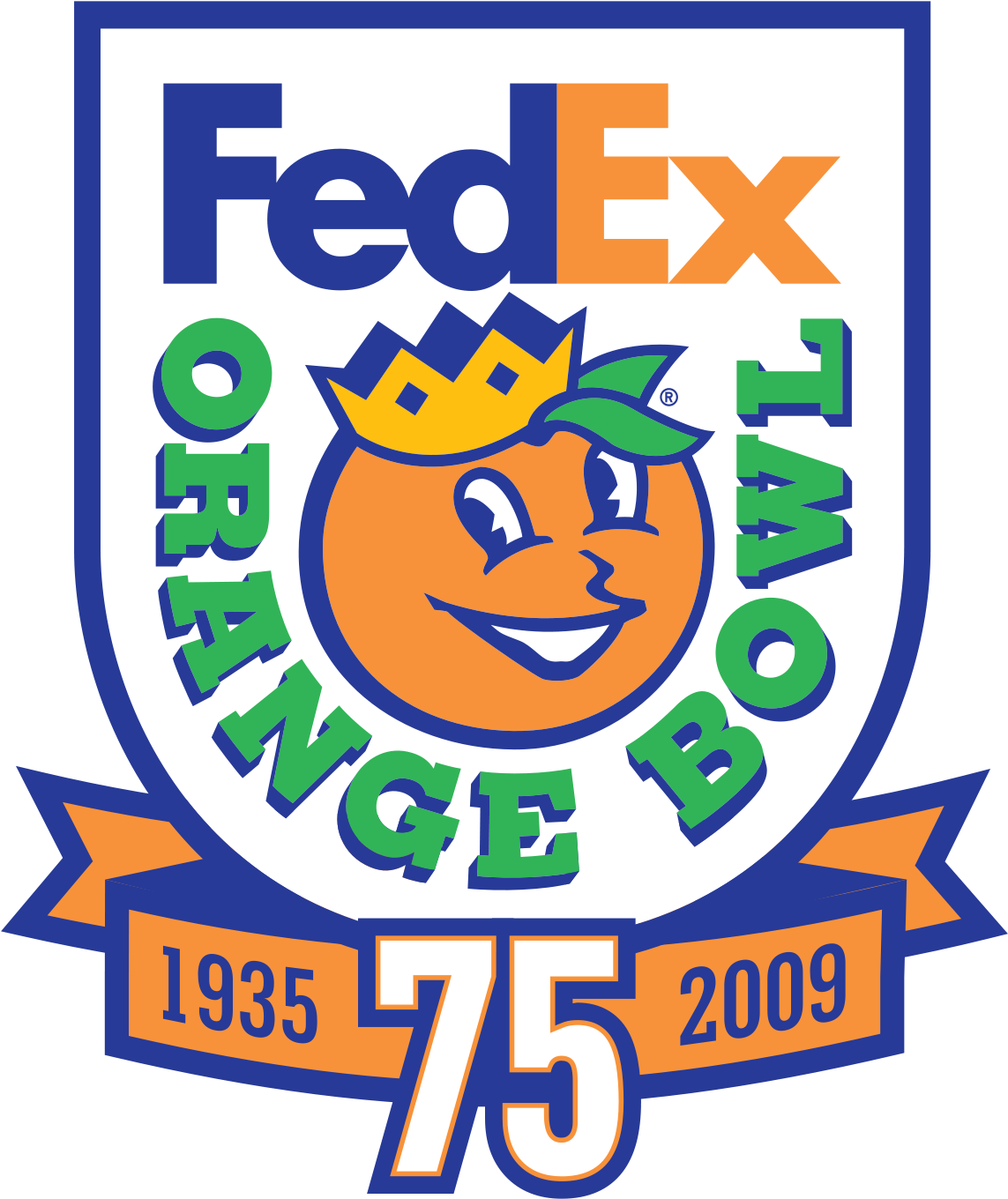 Fed Ex_ Orange_ Bowl_ Anniversary_ Logo