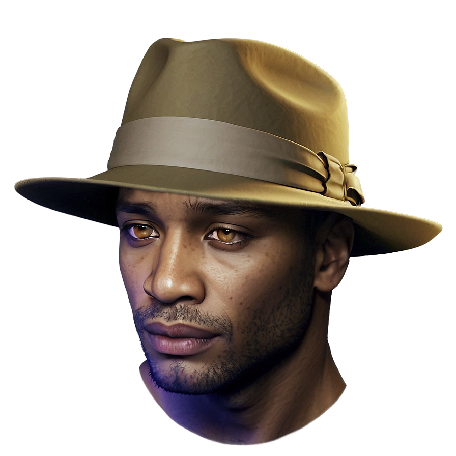 Fedora Hat Street Style Png 06262024