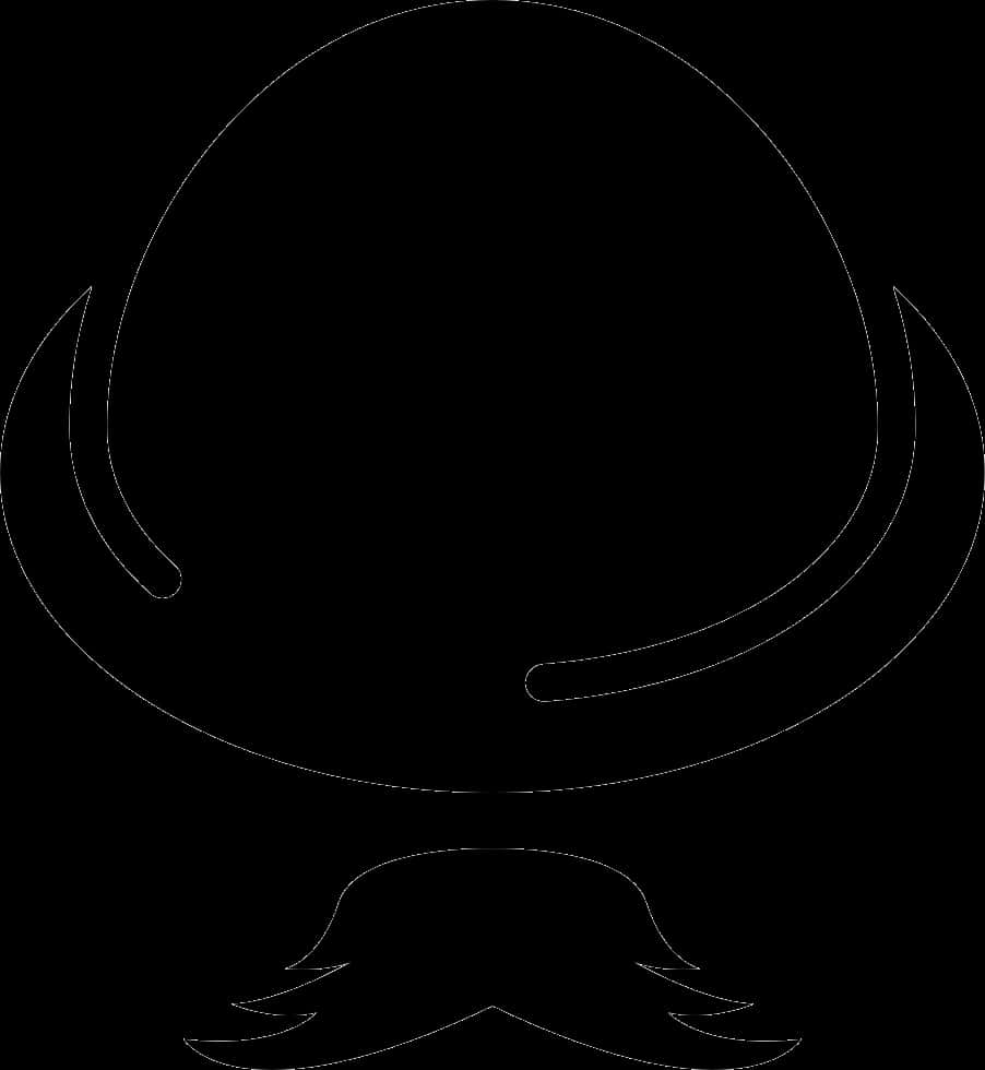 Fedora Linux Logo Outline PNG with transparent background