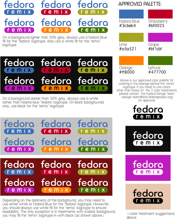 Fedora Remix Design Guidelines - Graphic Design, HD Png Download PNG with transparent background