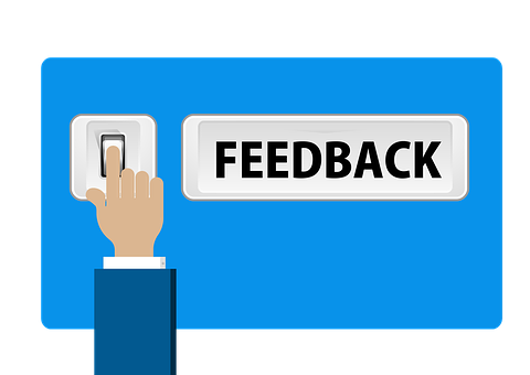 Feedback Button Press Illustration PNG with transparent background