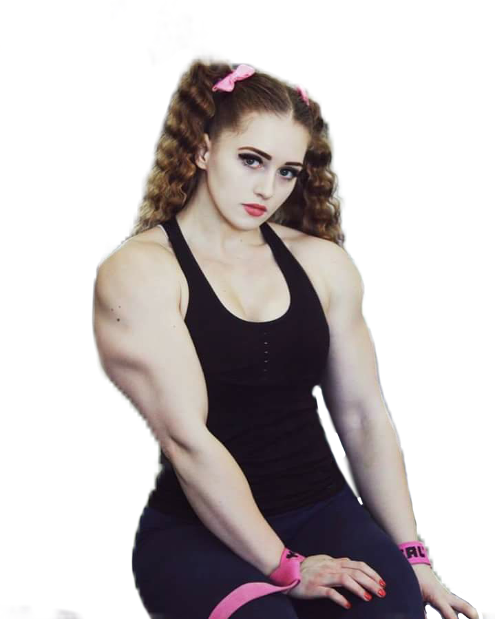 Transparent Bodybuilders Clipart - Beautiful Girl Body Building, HD Png Download PNG with transparent background