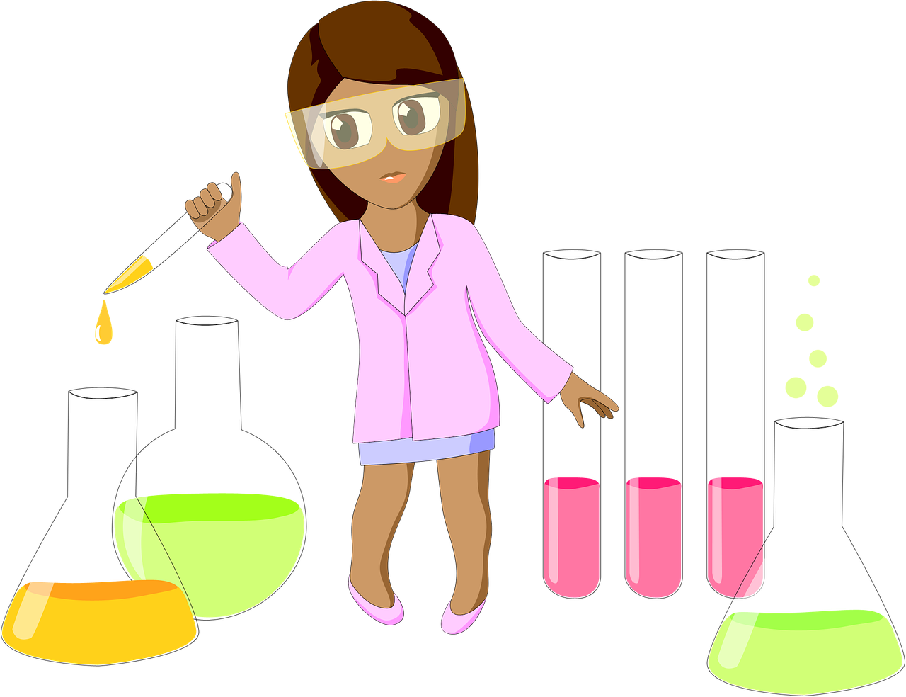 Chemistry, Laboratory, Tubes, Bulb, Science, Scientist - Different Laboratory Apparatus And Their Uses, HD Png Download PNG with transparent background