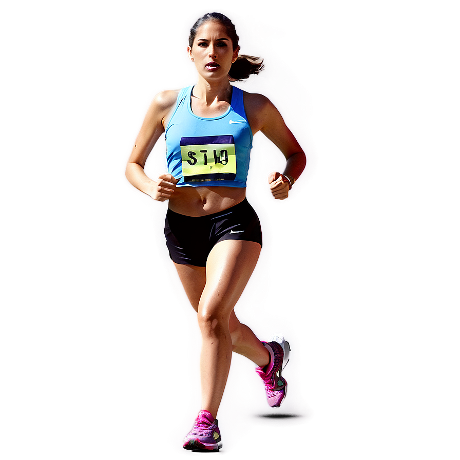 Female Runner PNG bvk PNG with transparent background