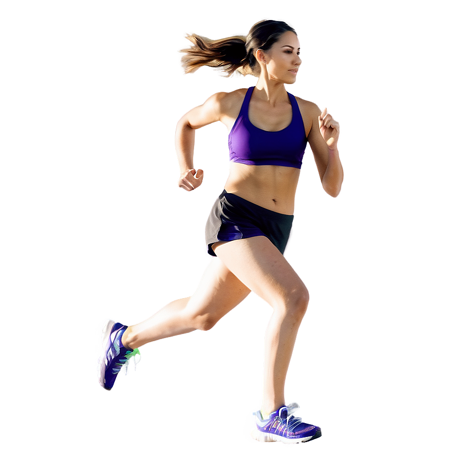Female Runner PNG iwj8 PNG with transparent background