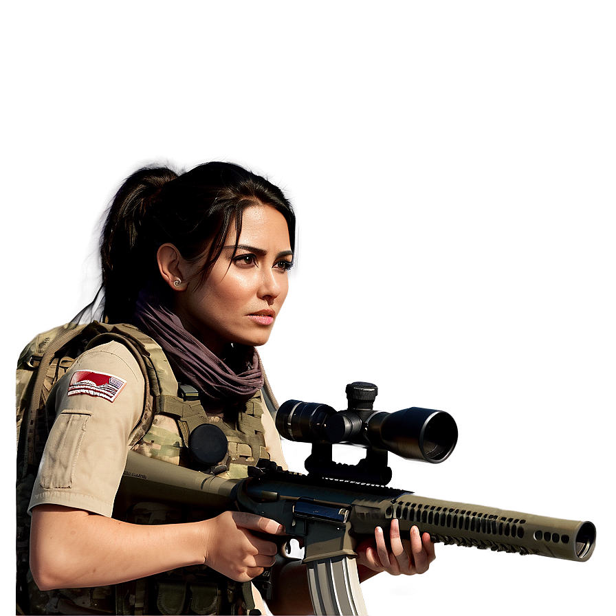 Female Sniper Character Png 65