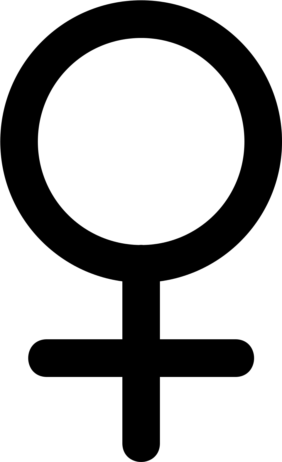 Gender Symbol Female Sign - Female Symbol, HD Png Download PNG image with a transparent background, free high-resolution download
