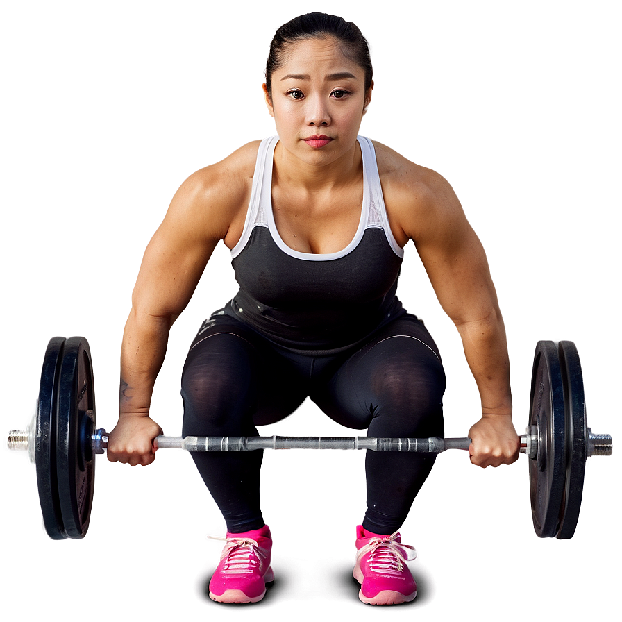 Female Weightlifter PNG uuh38 PNG with transparent background