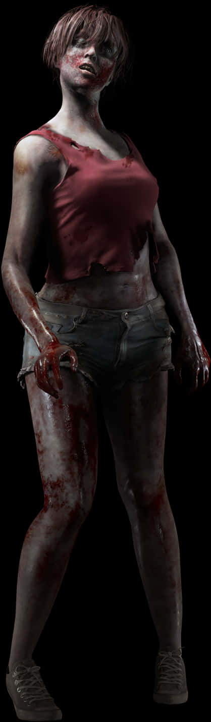 Female Zombie Figure Standing