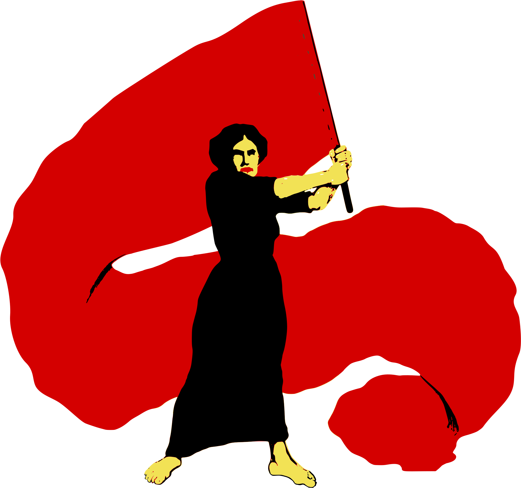 Feminist Flag Bearer