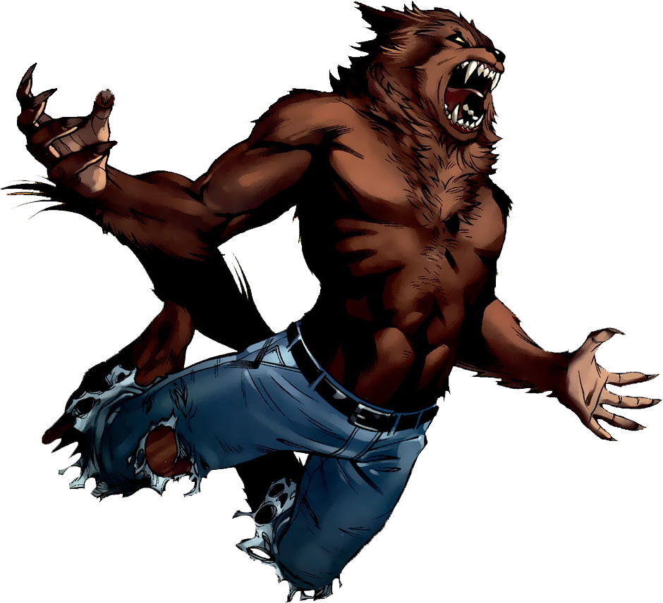 Ferocious Werewolf Artwork