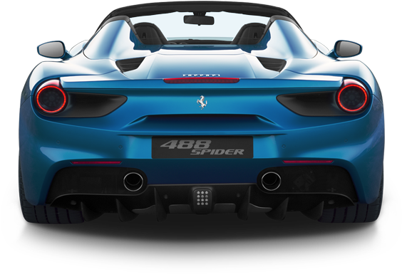 Ferrari488 Spider Rear View