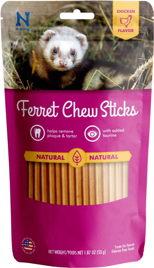 Ferret Chew Sticks Chicken Flavor Package