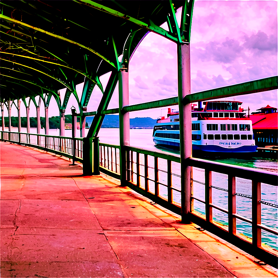 Ferry Terminal Graphic PNG 06252024 PNG with transparent background