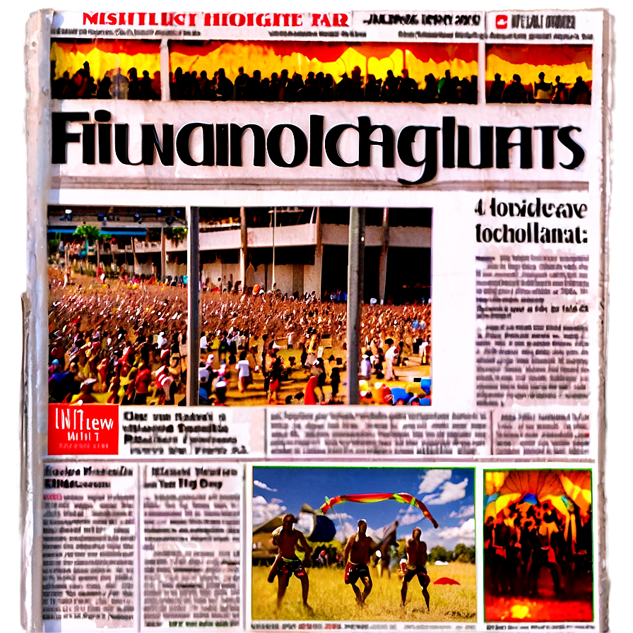 Festival Highlights Newspaper Png Bim68