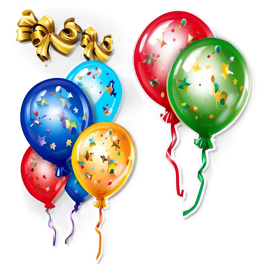 Festive Balloon Sticker Png Tks