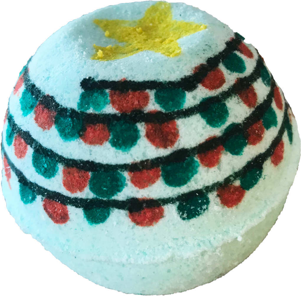 Festive Bath Bomb Decoration