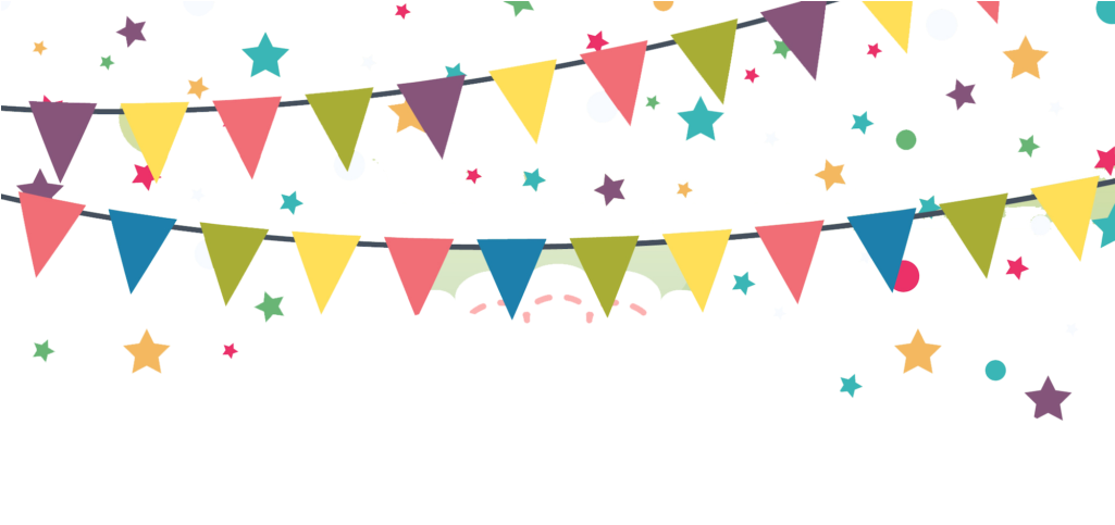 Festive Birthday Banner Background