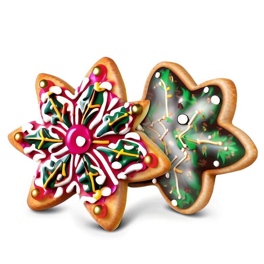 Festive Biscuit Decorations Png Rll11