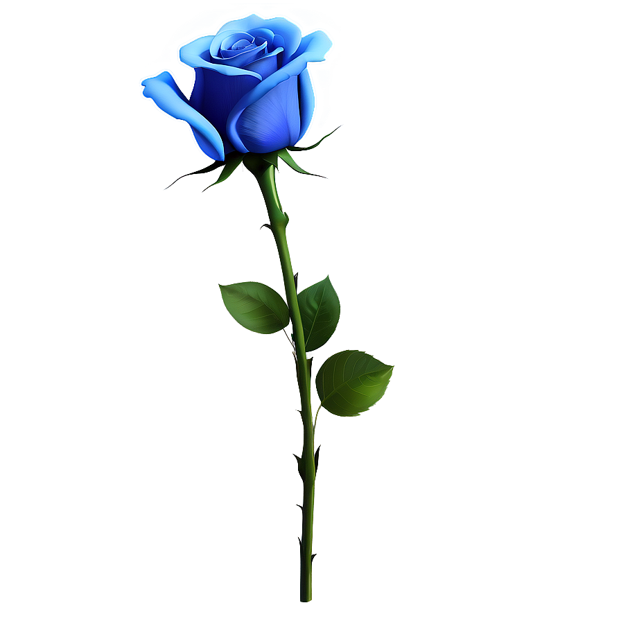 Festive Blue Rose Png 86