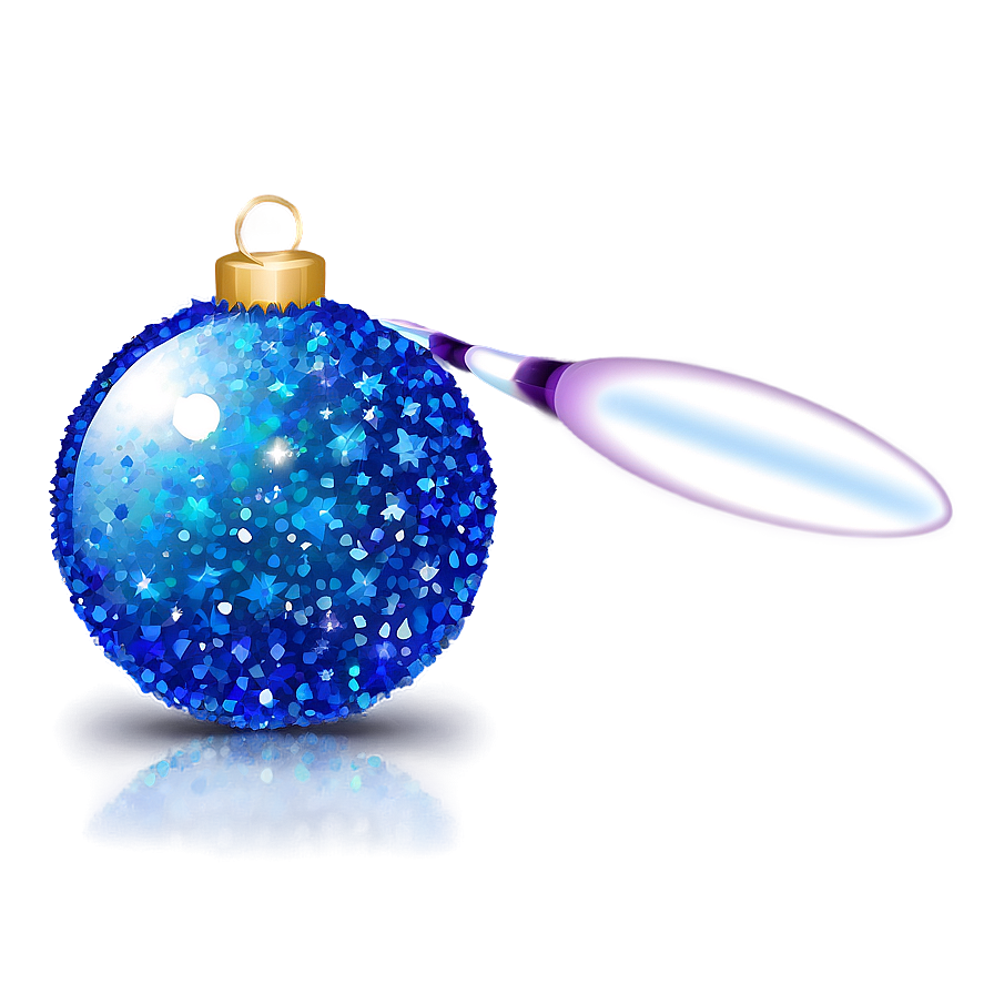 Festive Blue Sparkle Png Sxn