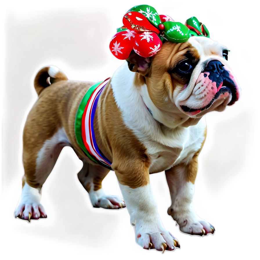 Festive Bulldog Png Gqp