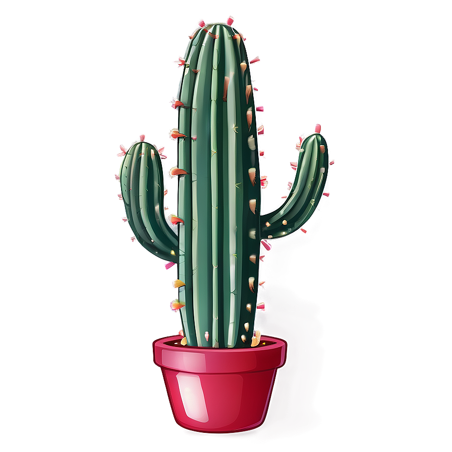 Festive Cactus Decoration Png Hyp73